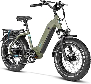Sponsored Ad - Magicycle Fat Tire Electric Bike for Adults 750W Motor E Bike 52V 20Ah Step-Thru 20" Electric Mountain Bike...