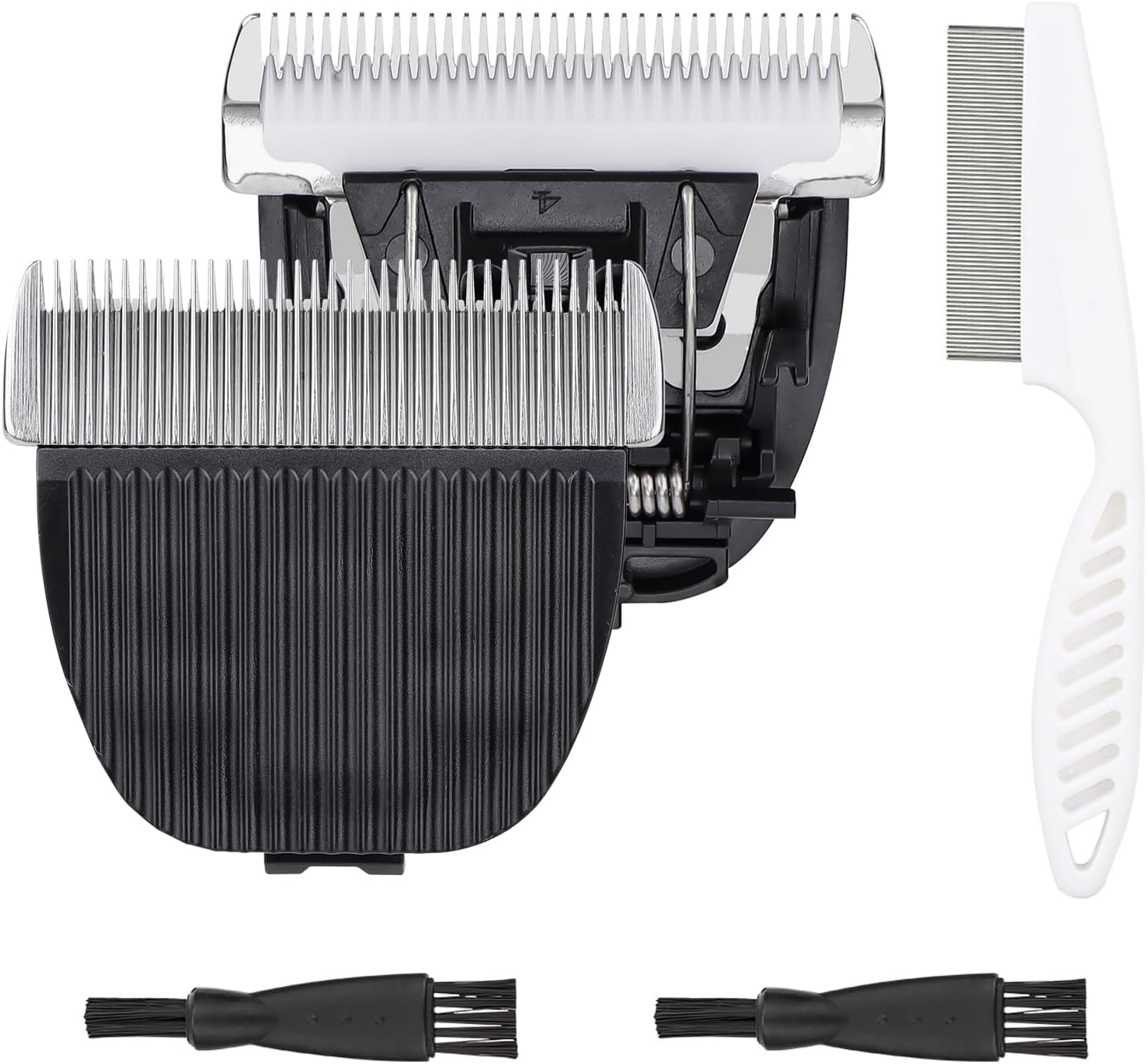 Pet Dog Grooming Replacement Blades: Low Noise Pet Clipper Replacement Blades for ONEISALL Dog Low Noise Dog Clipper & Dog Hair Vacuum Clipper