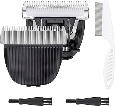 Pet Dog Grooming Replacement Blades Low Noise Pet Clipper Replacement Blades for ONEISALL Dog Low Noise Dog Clipper & Dog Hair Vacuum Clipper