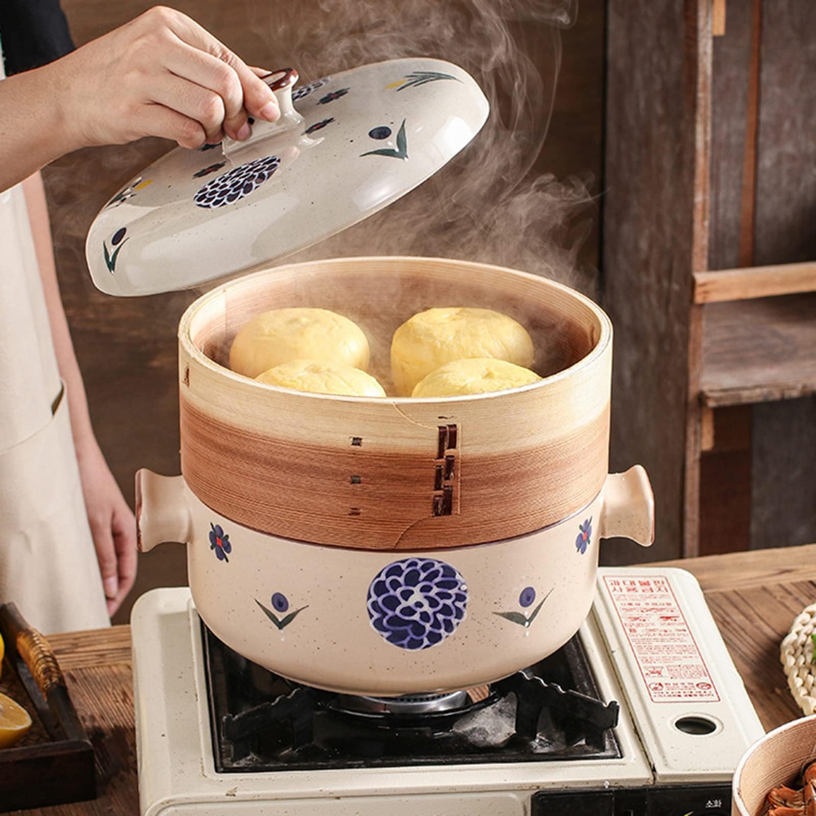 ★専用★＊Sylvia ＊Casserole・* Amazon.com: RSBFER Japanese Casserole Pot with Bamboo Steamer