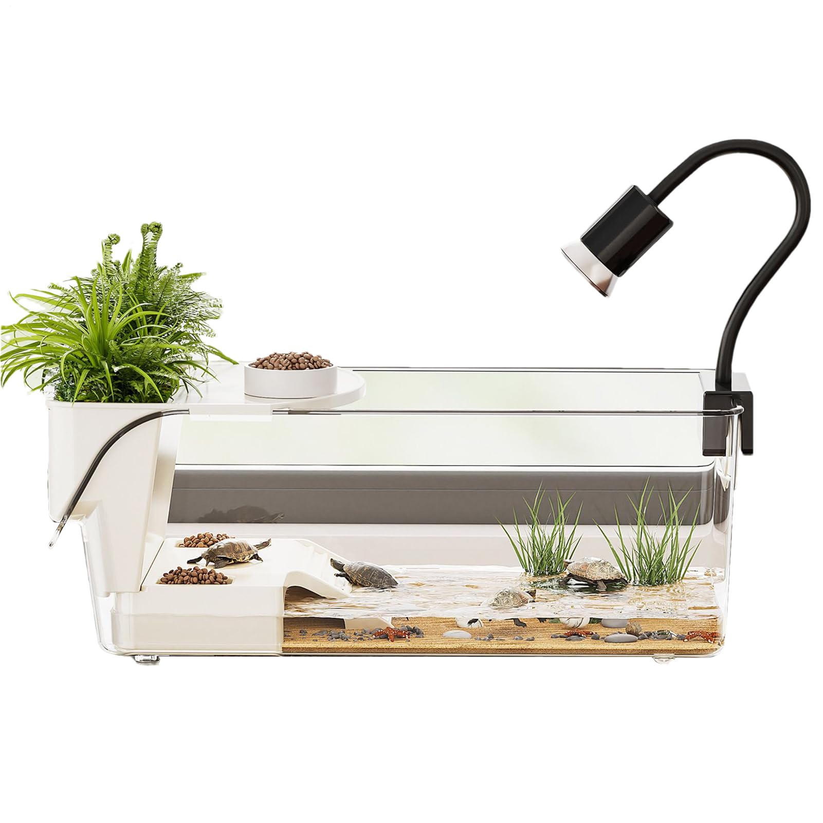 Aquarium pour Tortues grand terrarium enclos pour écrevisses et salamandres
