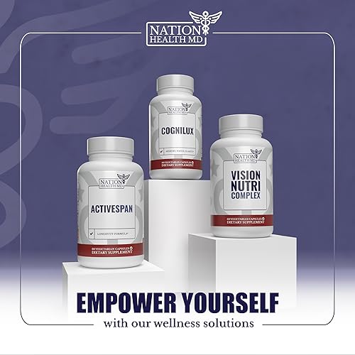 Miniatura 6 de Vision Nutri Complex - Vitaminas oculares con luteína, arándano, salud ocular y visual para hombres y mujeres, 60 cápsulas