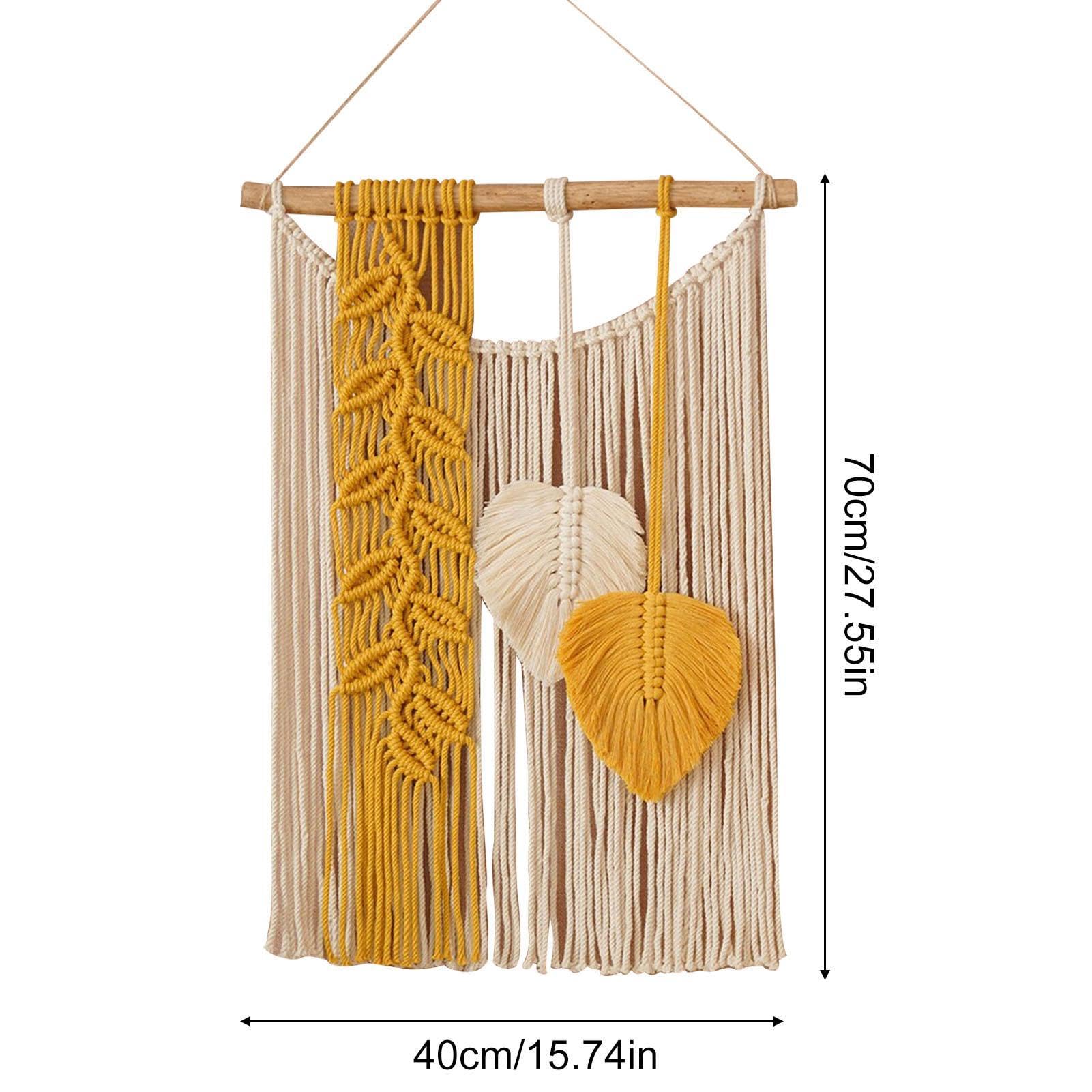 Arazzo da Parete Fatto a Mano - Arte da Parete in, Decorazione da Parete in arazzo Moderno Bohemien, Decorazione da Parete per casa, Appartamento, dormitorio