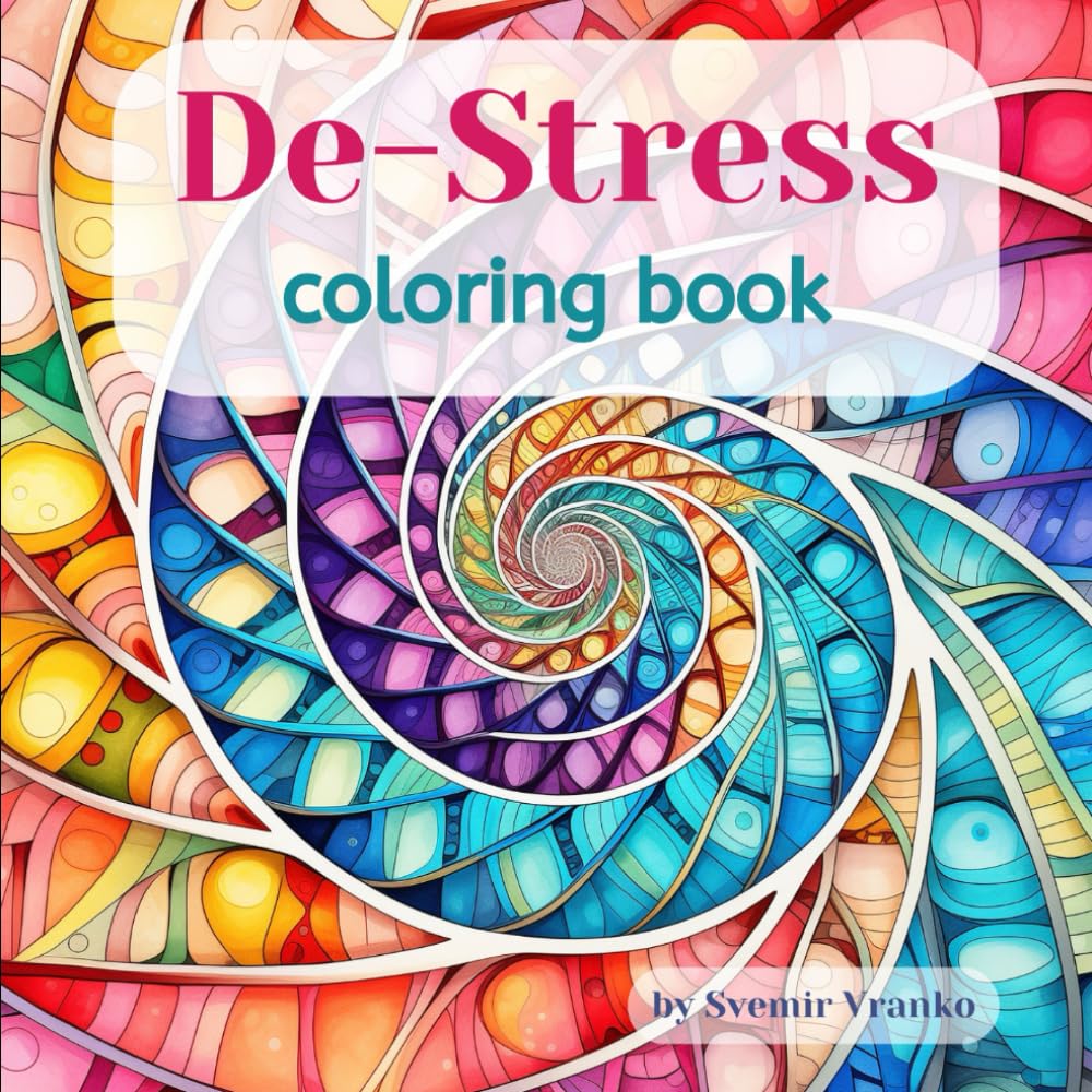Livre de coloriage anti-stress pour adulte fatigué : retrouvez le calme