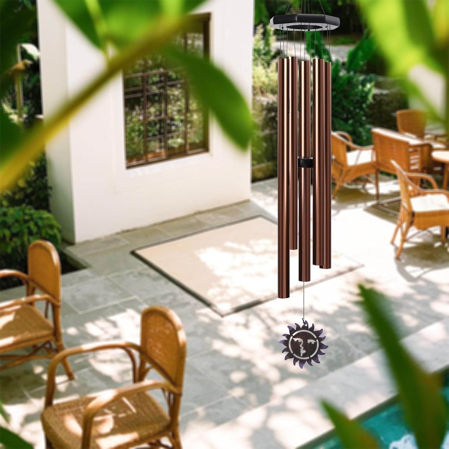 MUMTOP Wind Chimes for Outside - Deep Tone Memorial Sympathy Wind Chimes Outdoor, 37 Inch Windchimes Clearance for Garden, Patio,Yard Decor Gift - Image 3