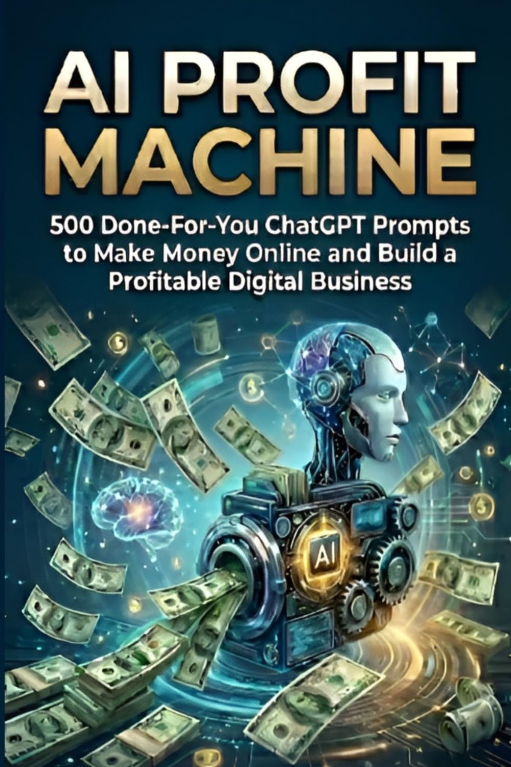 AI Profit Machine: 500 Done-For-You ChatGPT Prompts to Make Money Online and Build a Profitable Digital Business