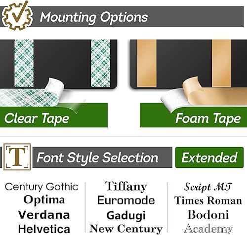 Miniatura 4 de My Sign Center - Letrero personalizado, letrero de oficina, placas de nombre de negociooficina para puertaspared, interiorexterior, 6 x 6 pulgadas,