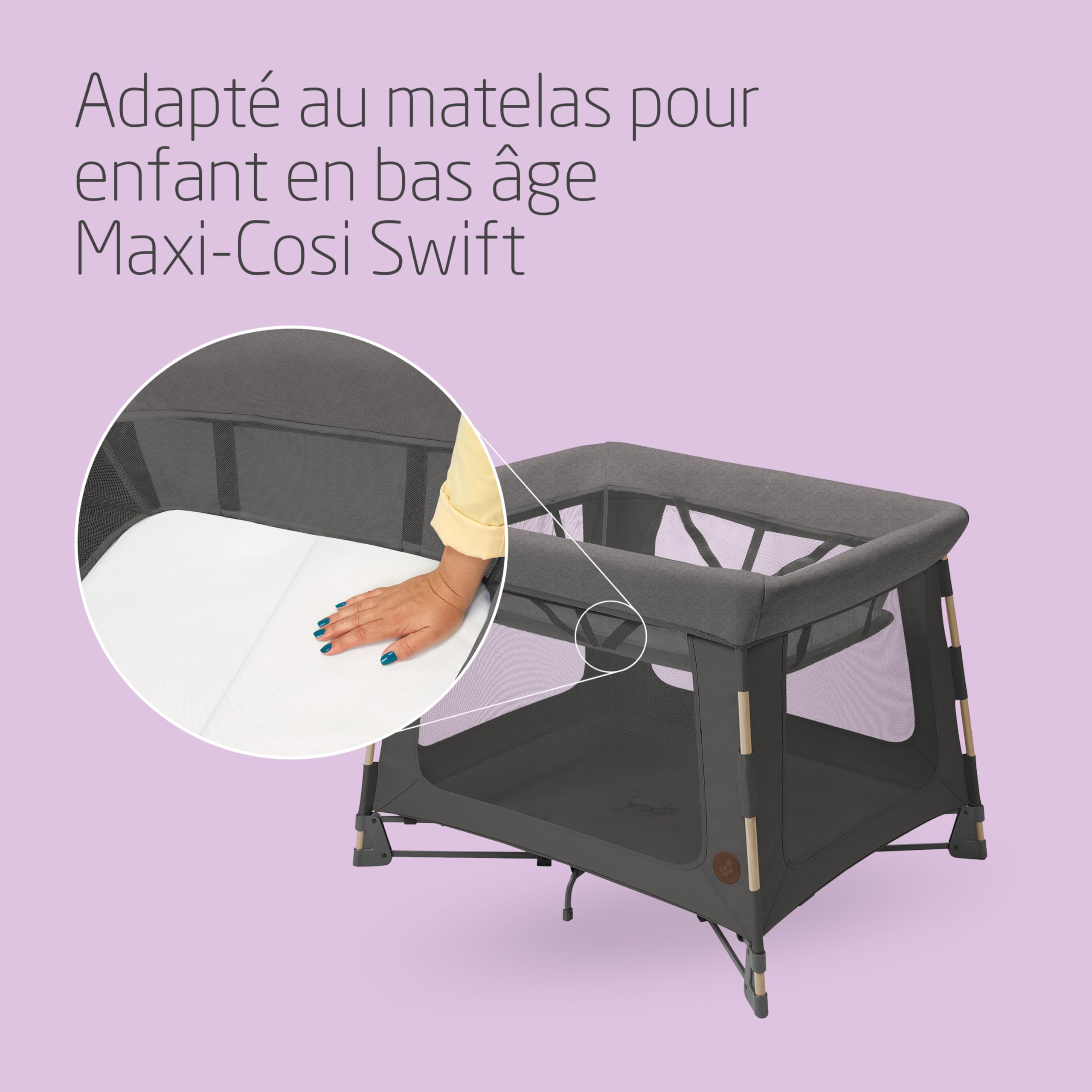 Maxi-Cosi Swift Draps-housses destinés au lit de voyage adaptés au matelas pour nouveau-né de Swift de Maxi-Cosi