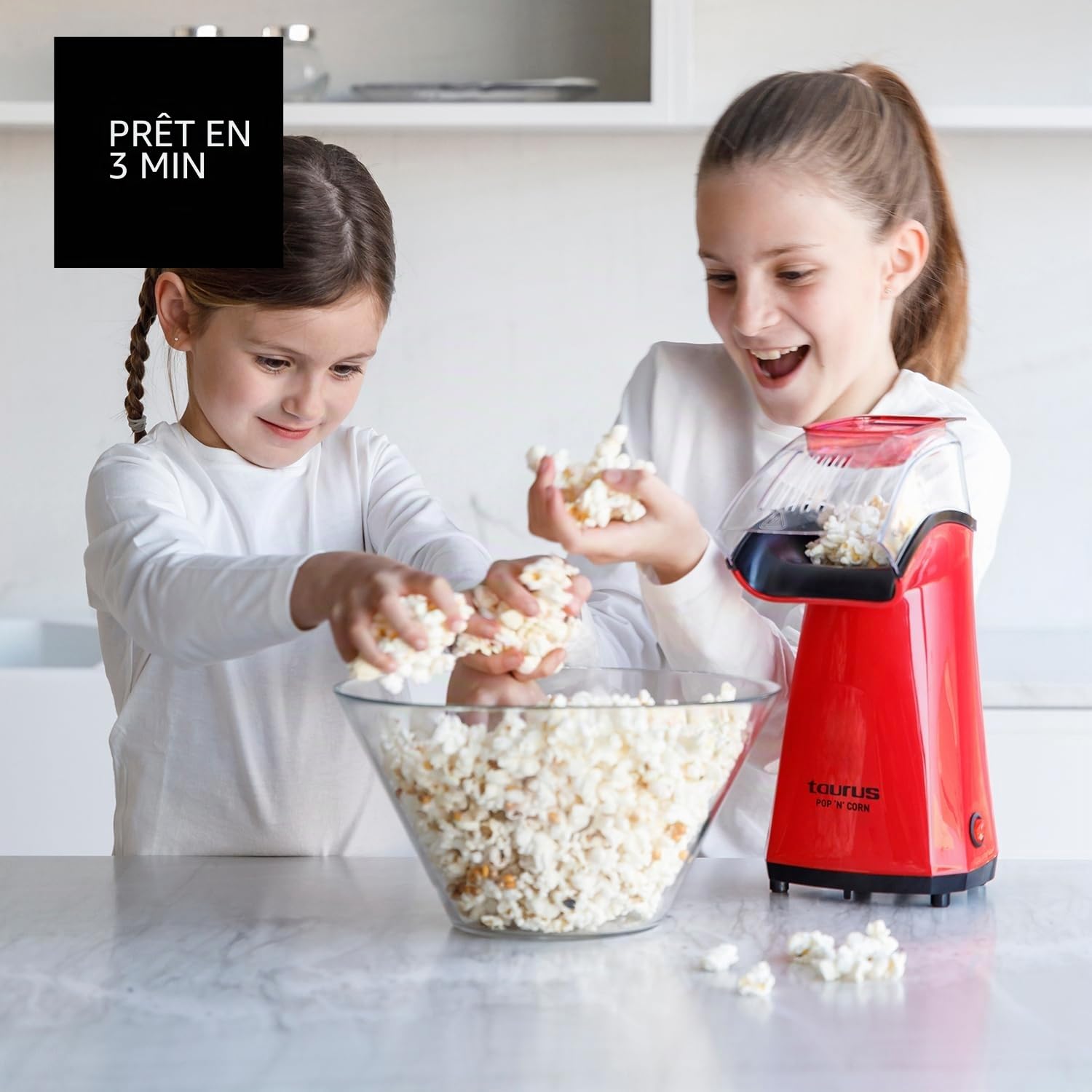 Machine à Popcorn Taurus 968375 1100W Rouge