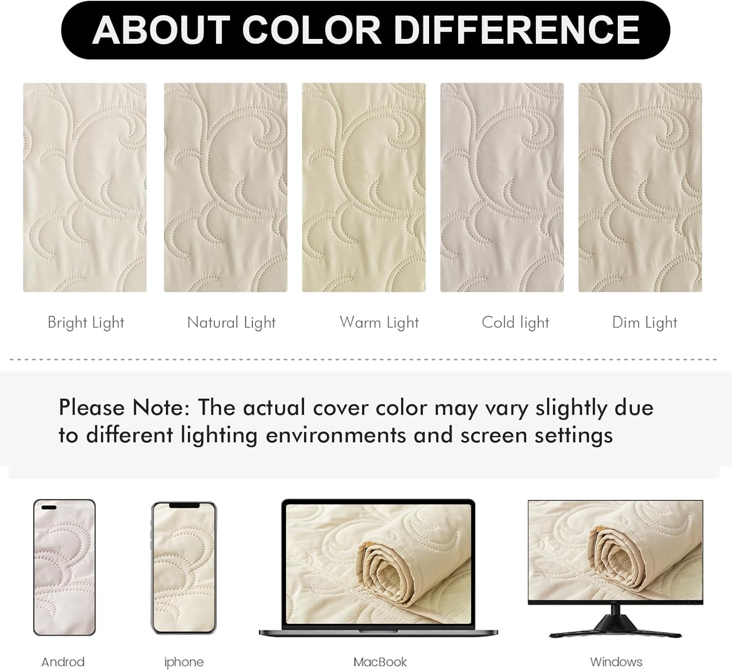 100% Waterproof Recliner Chair Cover, Recliner Chair Covers for Reclining Chair, Non-Slip Fabric Recliner Couch Cover for Living Room, for Pets Kids Protector, Washable (Beige, 20")