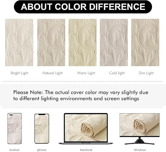 Waterproof Loveseat Recliner Cover, 2 Seater 4 Piece Split Non-Slip