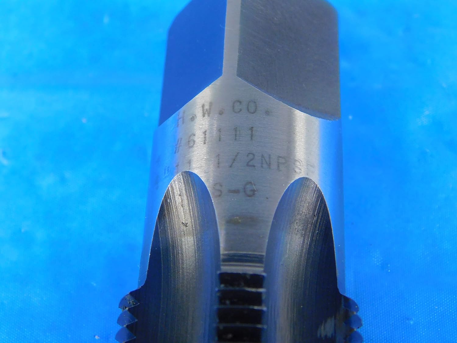 H. W. CO 1" 11 1/2 NPSF HSS Pipe TAP 5 Straight Flute 1.0 Hanson Whitney - AR4522AR1