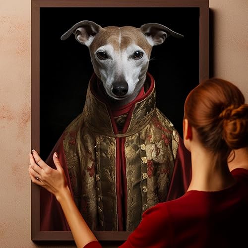 Miniatura 1187 de Thuan Chow Chow Retrato de mascota con disfraz real de perro en un disfraz retrato de perro con vestimenta Retrato medieval de mascota retrato