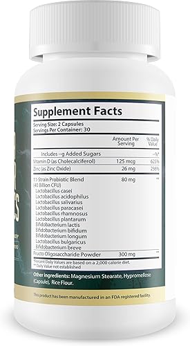 Miniatura 2 de Candida Resistor Probióticos - Nuestras mejores cápsulas de apoyo Candida - Nuestras píldoras para Candida son un complejo natural de Candida