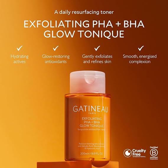 GATINEAU Exfoliating PHA+BHA Glow Tonique 30ml