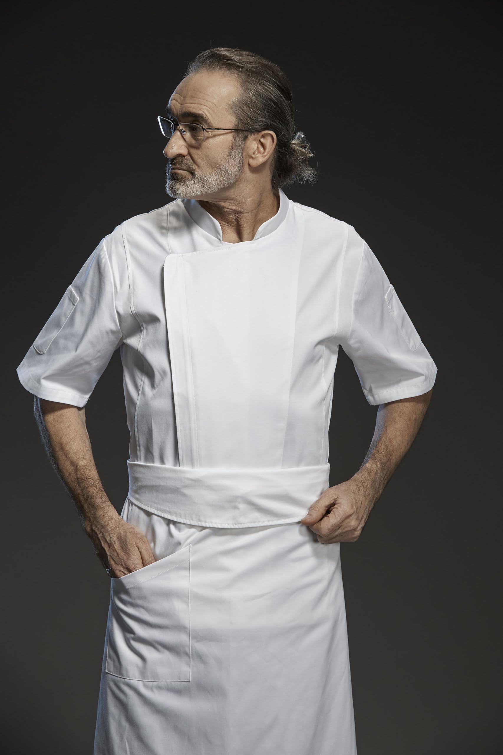 Chaqueta de cocina para hotel, cocina, restaurante, uniforme de trabajo, panadería, cocina, servicio de alimentos, catering, ropa de chef profesional 2947M