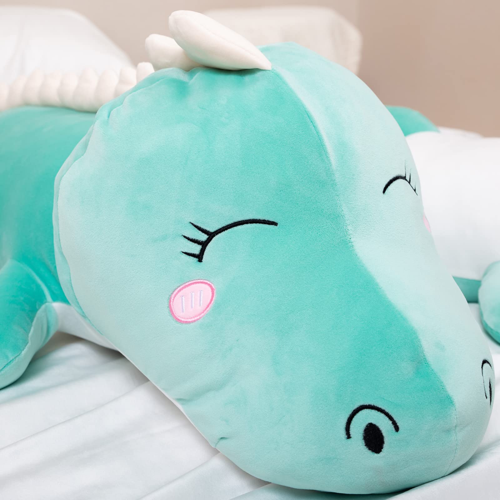 50 cm-80 cm Simulazione Dinosauro Peluche Animali di Peluche Peluche Dinosauro Cuscino Tyrannosaurus Rex Bambole Per Bambini Ragazze Regali  26