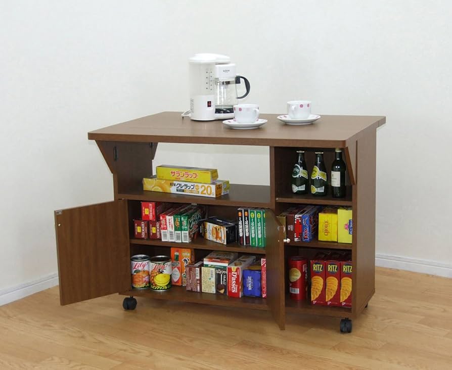 Amazon.co.jp: クロシオ NEW両バタワゴン 幅90cm ブラウン