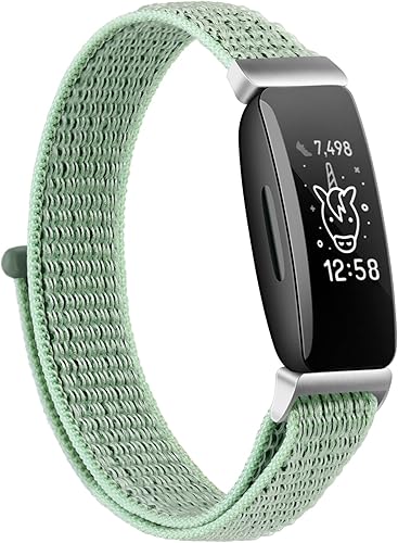 Correas de nailon Ace 3 compatibles con Fitbit Ace 3 para niños y niñas suaves y agradables al tacto transpirables Ace 3 para niños correa de reloj