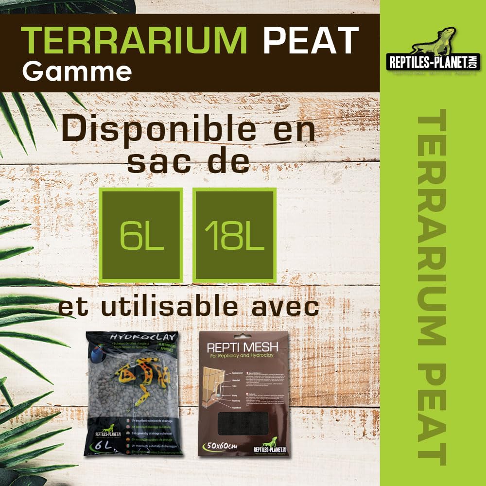 Reptiles-Planet Terrarium podłoże z gadów torfowych, 6 litrów