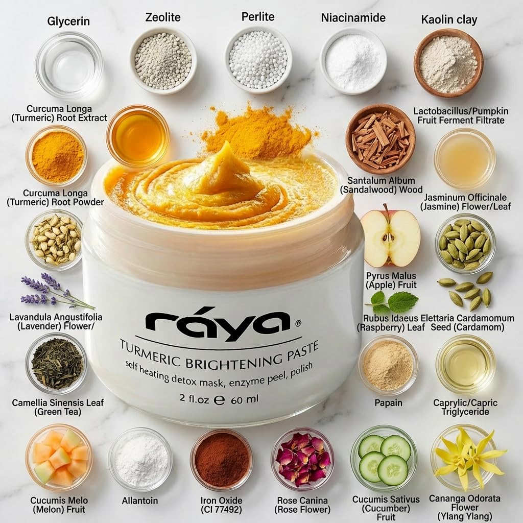 Turmeric Brightening Paste (159) | Professional-Grade Exfoliating Paste | Helps Diminish Lines and Wrinkles