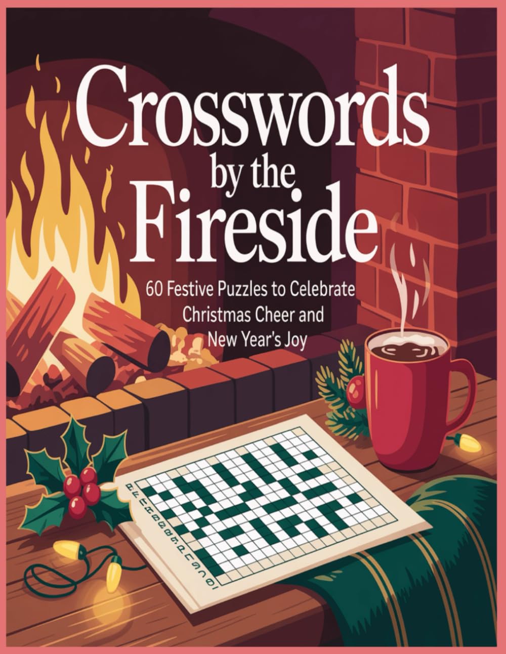 Crosswords By The Fireside: 60 Festive Puzzles to Celebrate Christmas Cheer and New Year’s Joy