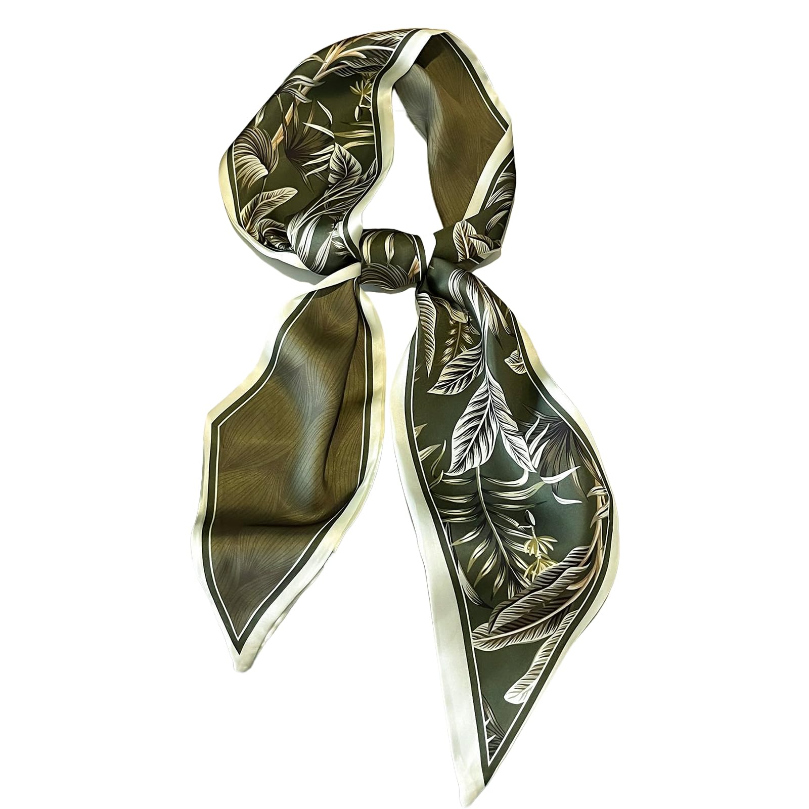 Head Hair Scarf for Women,Silky Long Headscarf Purse Bag Scarfs for Handbag Fashion Satin Neck Scarves Accessories