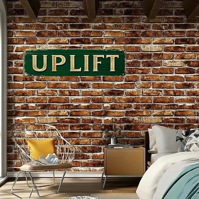 Bar Sign Bar Gifts Vintage Metal Wall Decor Sign"UPLIFT" Street Sign Funny Man Cave Decor Accessories for Home, Bar, Bathroom, Bedroom Unique Retro Tin Signs for Outdoor 4 X 16 inches