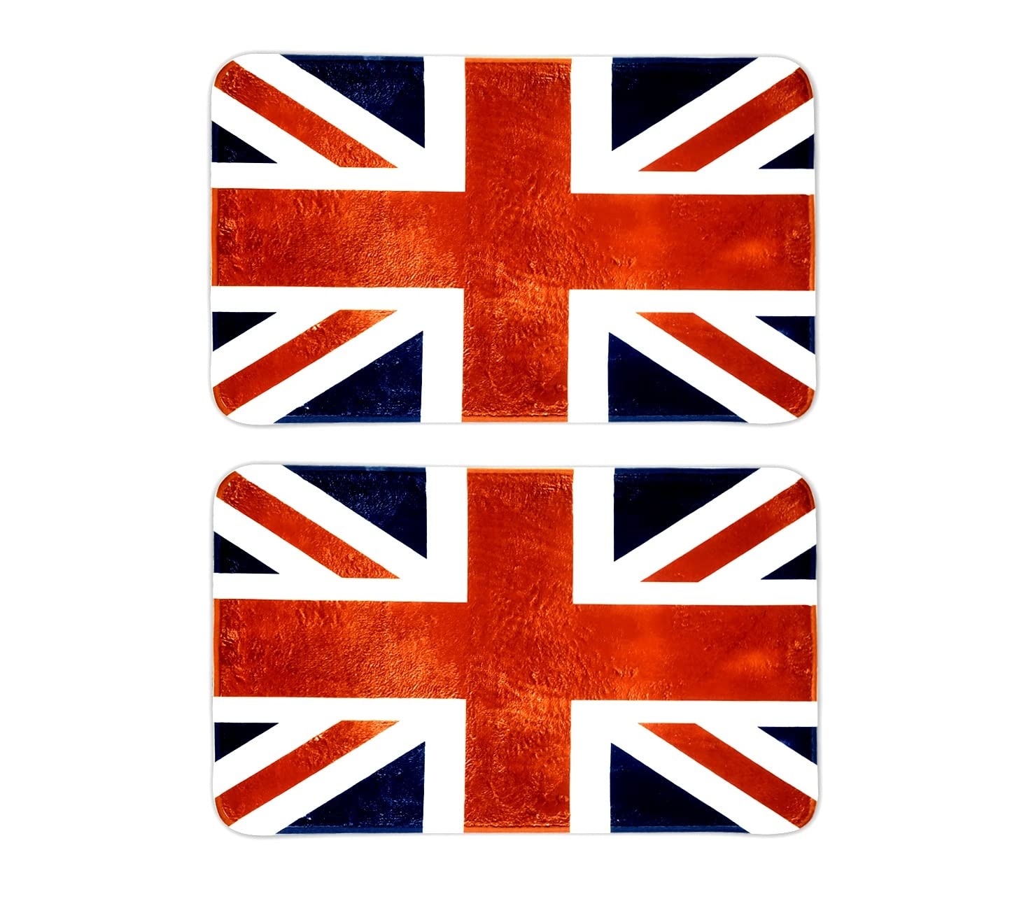 Sterling Door Mats for Home, Door Mats for Home Enterance 80 x 50 cm UK Flag Print (Pack of 2)