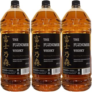 富士乃森(金标) (THE FUJINOMORI WHISKY) 4000毫升×3瓶套装 37度 ZA Fujimori 威士忌 日本产 混合威士忌
