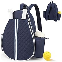 Mosthink Tennis Bag, Pickleball Bags for Women Water-Resistant and Machine Washable Tennis Racket Backpack, Lightweight Sports Bag for Pickleball, Badminton