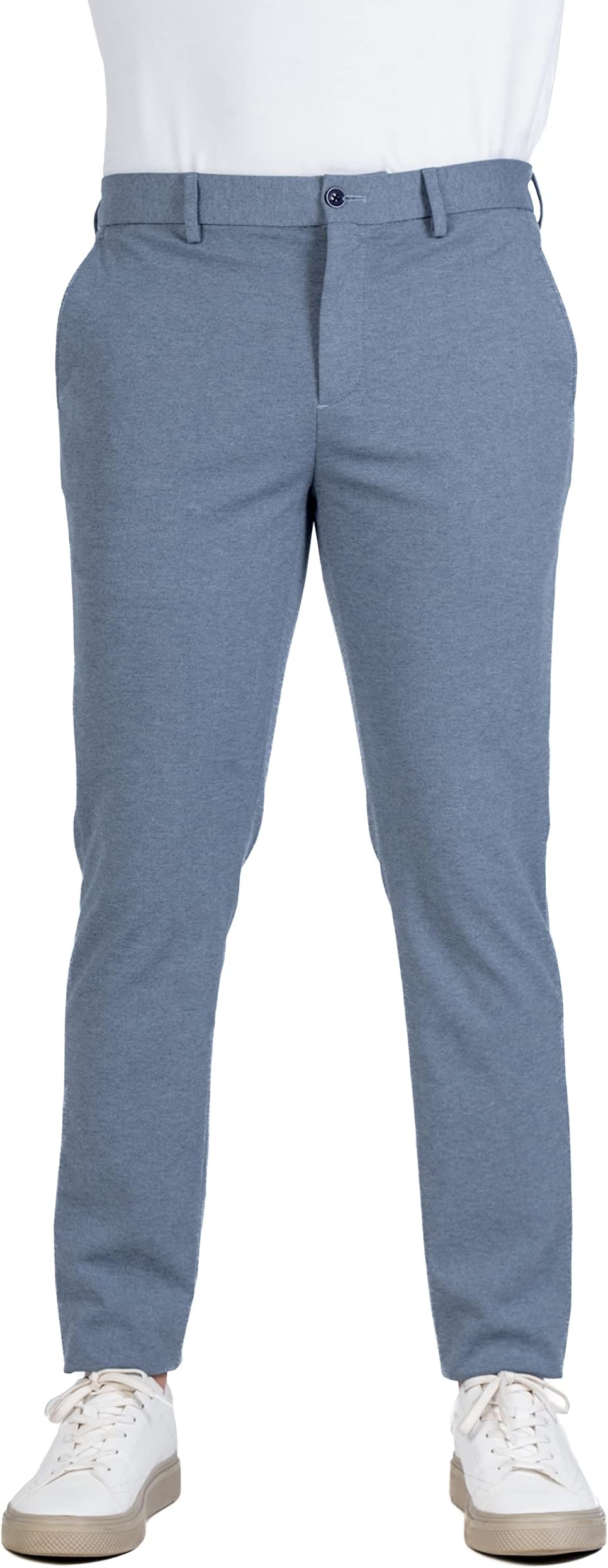 Luxurious, Stretchy Casual Pants for Men, Stylish, Fashionable Slim-Fit Men's Pants for Office or Party, With Expandable Waist and 4-Way Stretch