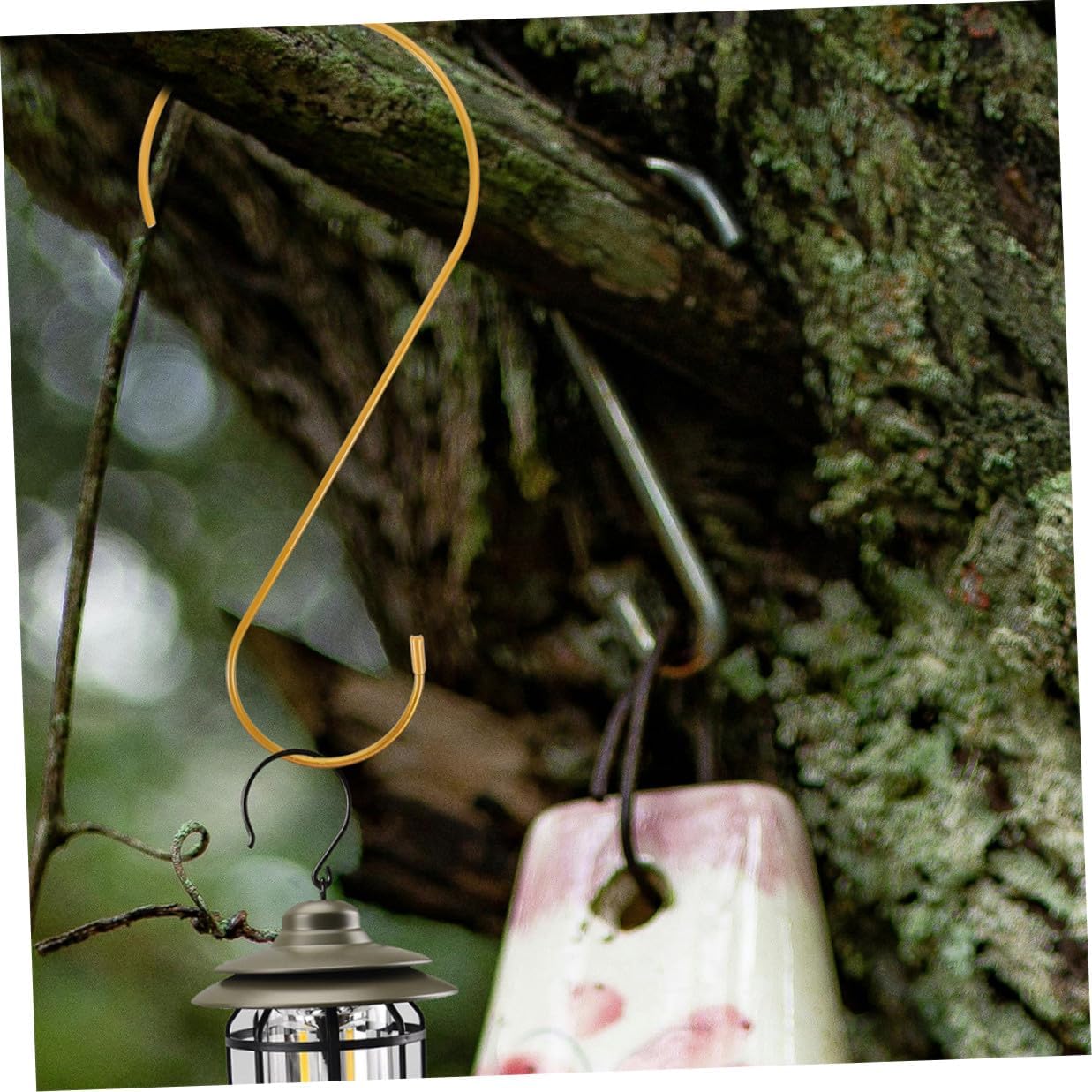 8pcs Metal S Shaped Hooks for Hanging Plants Outdoor Plant Hangers Bird Feeder Hanger Multifunctional Garden Hooks