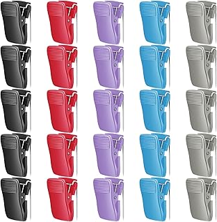 Cubicle Clips Fabric Panel Cubicle Accessories Fabric Partition Panel Messages Hooks Office Photos Wall Clips for Notes Memos(Multicolored,25 Pcs)