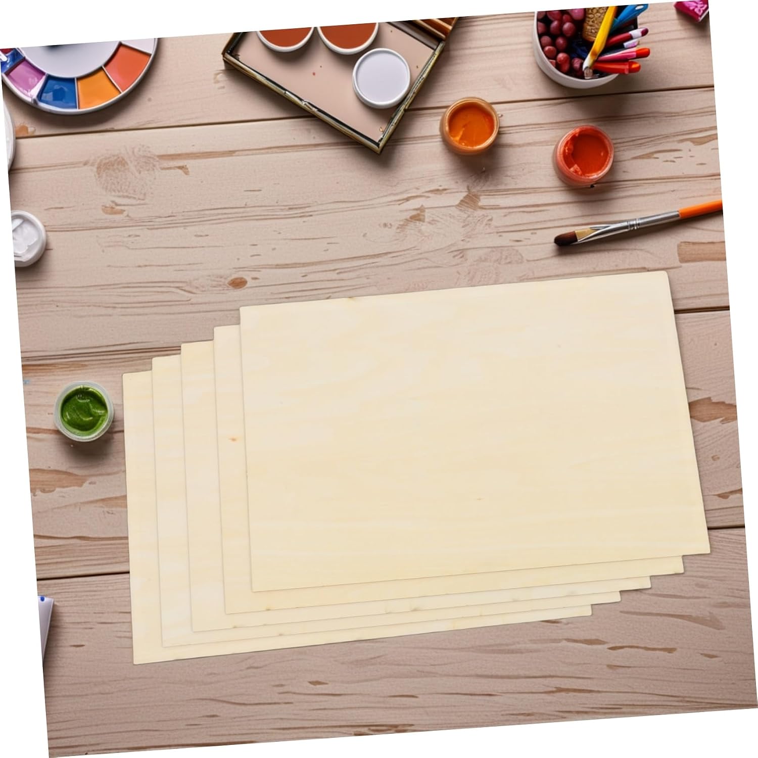 CHILDWEET 50pcs Self-Adhesive Cork Mats for DIY Coasters High Density Cork Backing Sheets Soft and Odorless for Crafting Home Decor and School Projects