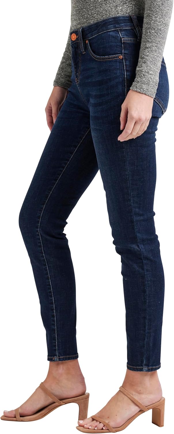 JAG Women's Carter Mid Rise Girlfriend Jeans, Mid Vintage