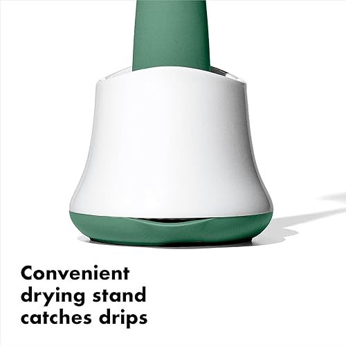 Miniatura 6 de OXO Tot Cepillo para biberones con limpiador de pezones y soporte, salvia