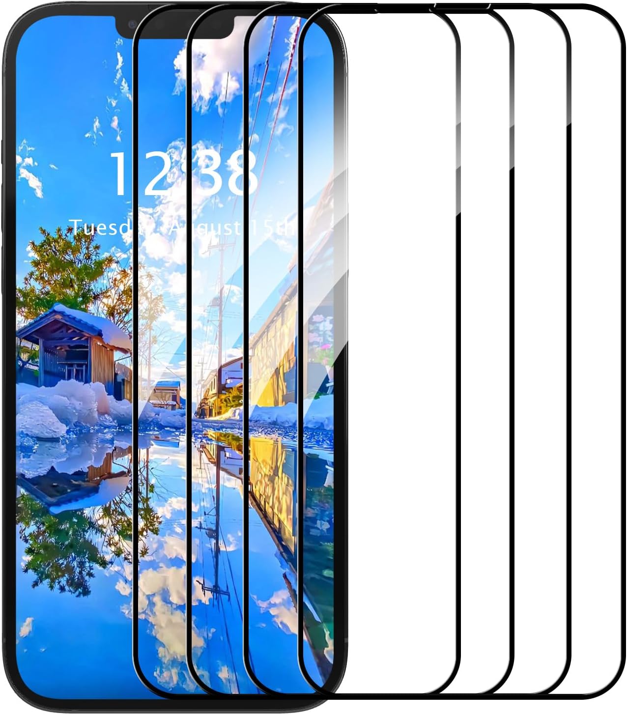 4 Pack HD Screen Protector Compatible with OPPO Find X8 Pro,9H Hardness Bubble Free Anti-Scratch Private Tempered Film