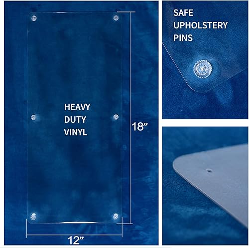 Miniatura 5 de IN HAND Protectores contra arañazos para muebles, protector de sofá de vinilo flexible de alta calidad con pasadores para proteger tus muebles