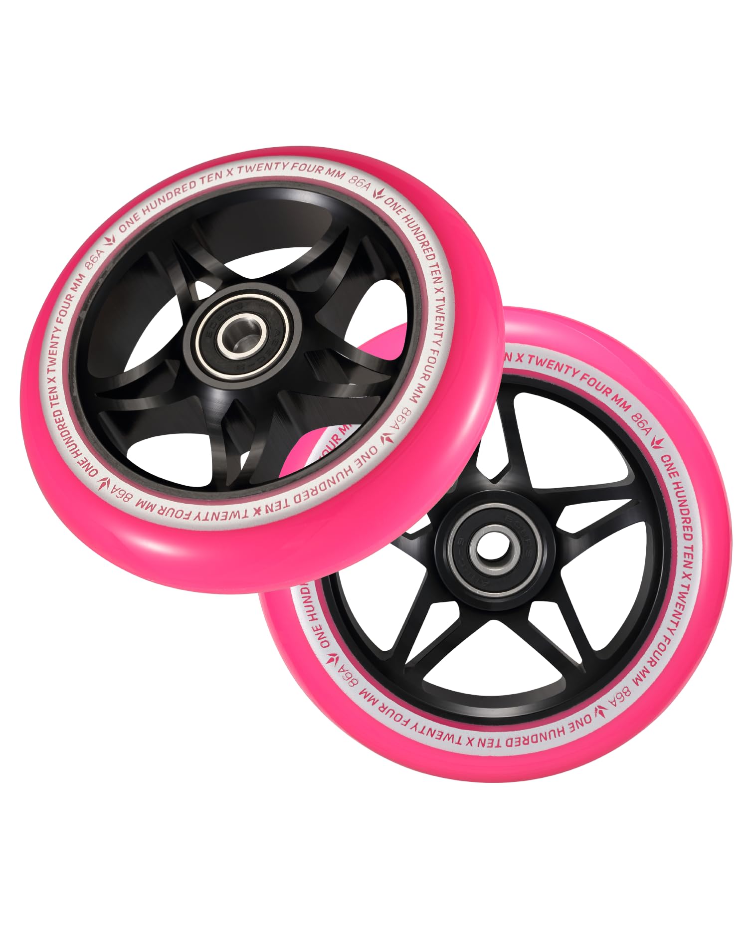 Blunt - 110mm S3 Stunt Scooter Wheels - Black/Pink | Pair
