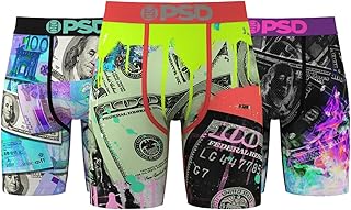 Men's Poly Blend Underwear - 7 Inch Standard-Length Boxer Brief Packs, Soft and Breathable Underwear Men, Comfortable Fit