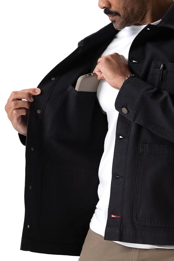 Chef Works Men's Utility Chore Coat, Black, X-Large by Chef Works - Used condition - Image 3