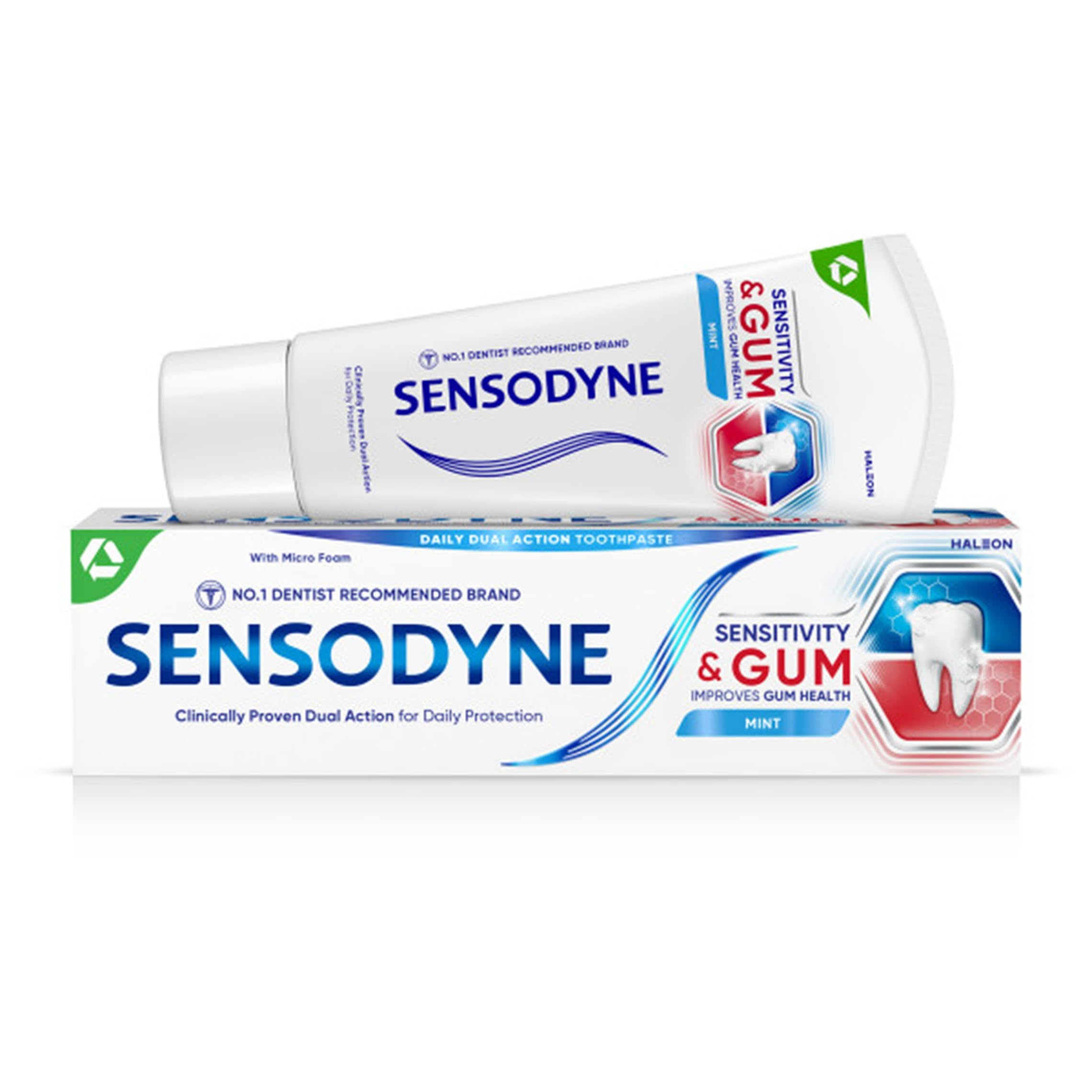 Sensodyne Toothpaste Sensitivity & Gum, Sensitive Toothpaste for Sensitive Teeth and Gum Problems, Mint Flavour, 75ml