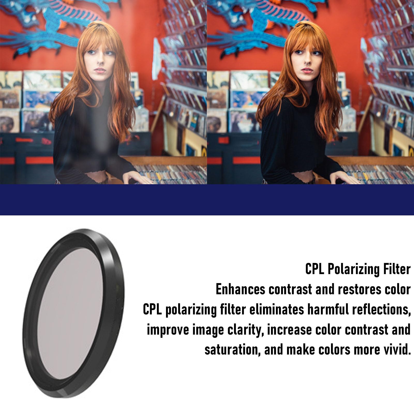 Zestaw Filtrów do Obiektywu Aparatu, CPL+ND8+Makro+Światło Gwiazd+Dyfuzja, Szybkozamykacz z Magnesem, do LX10, G7X3, G7X2, ZV 1, RX100 M1 M2 M3 M4 M5, GRVI, GR3, GR2