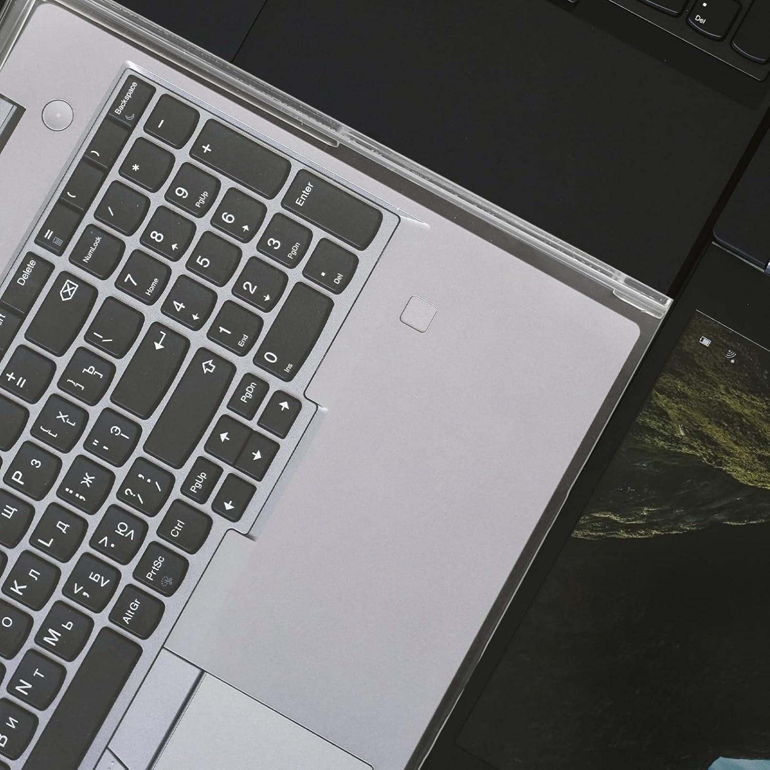 Acrylic Keyboard Protective Cover Protector Keyboard Dust Cover Versatile Transparent Laptop Protector for Tablets, Office 15.6 Inch