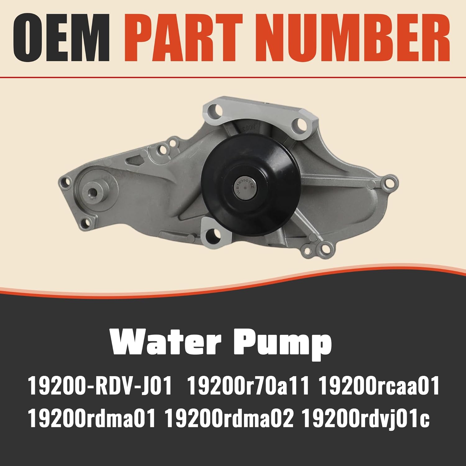 3.5 Timing Belt Kit with Water Pump Tensioner Idler Fit For Honda Accord Crosstour Odyssey Pilot Ridgeline Acura MDX ZDX RL TL Saturn Vue 3.0 3.2 3.5 3.7 2003-2017 TCKWP329 19200-RDV-J01