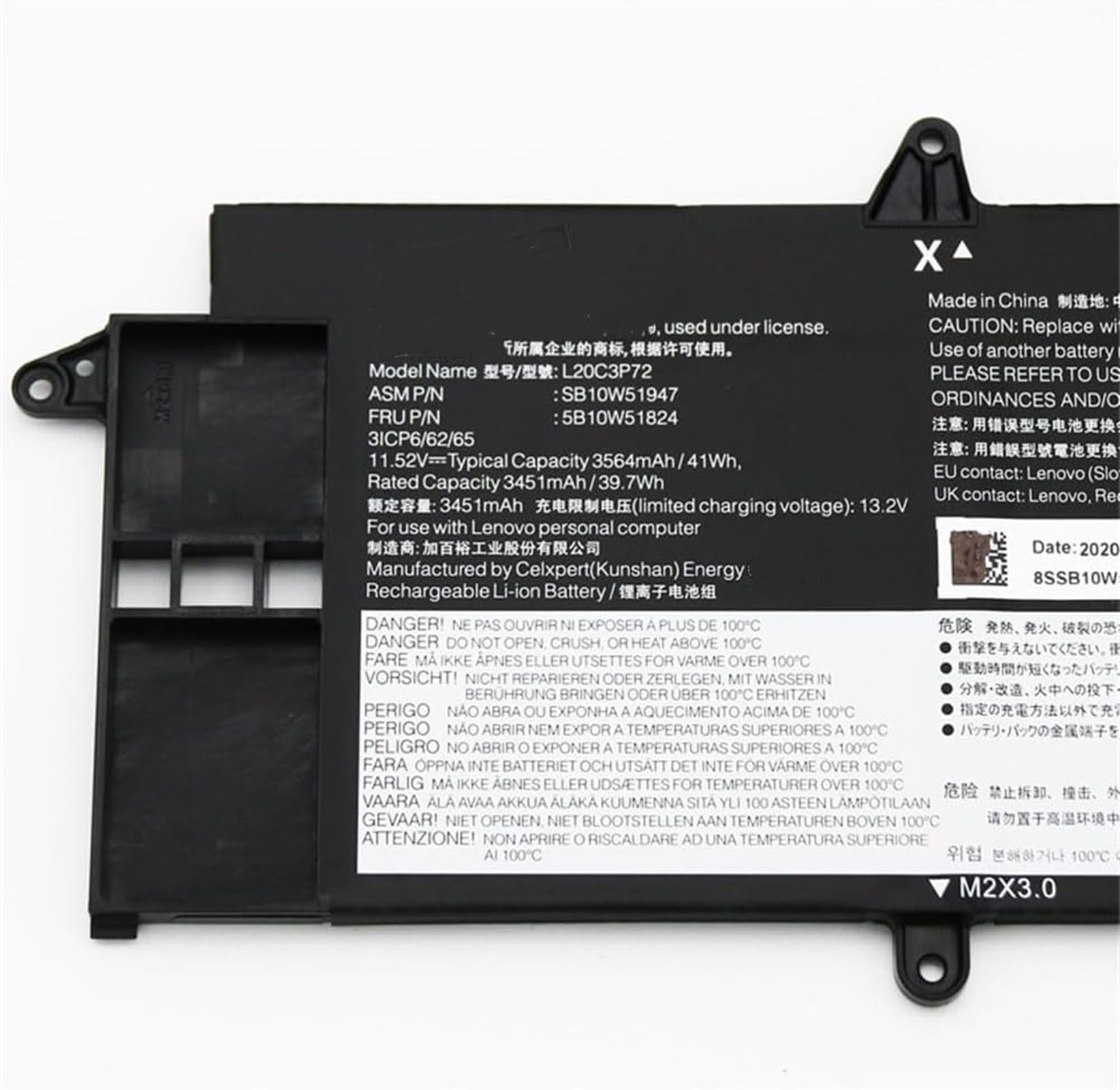Amazon | L20M4P73 バッテリー for X13 GEN2 GEN3 2020 2021 L20C4P73 