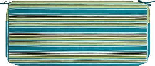 Miniatura 17 de FUNHOME Fundas de cojín para exteriores, 42 x 18 x 3 pulgadas, sin relleno. Fundas de cojín de repuesto para muebles de exterior, resistentes al