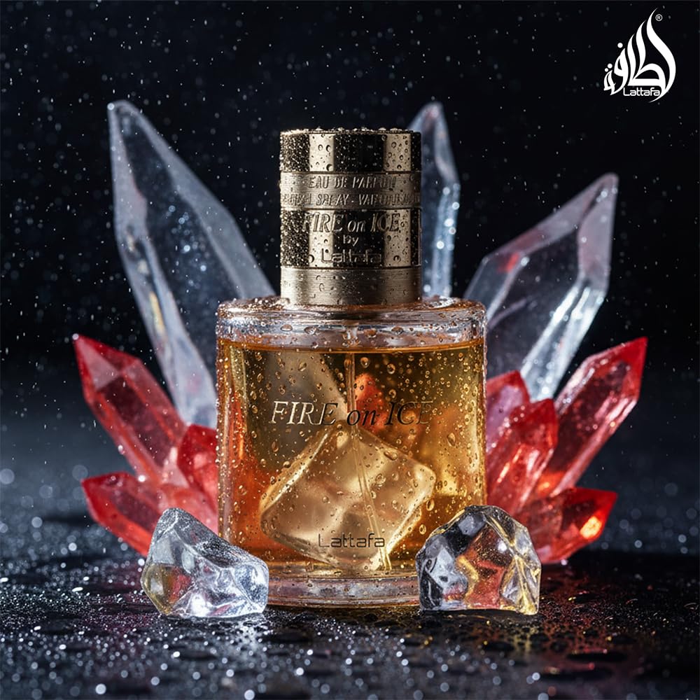 Amazon.com : Lattafa Fire On Ice – Fruity, Spicy, Woody, Ambery