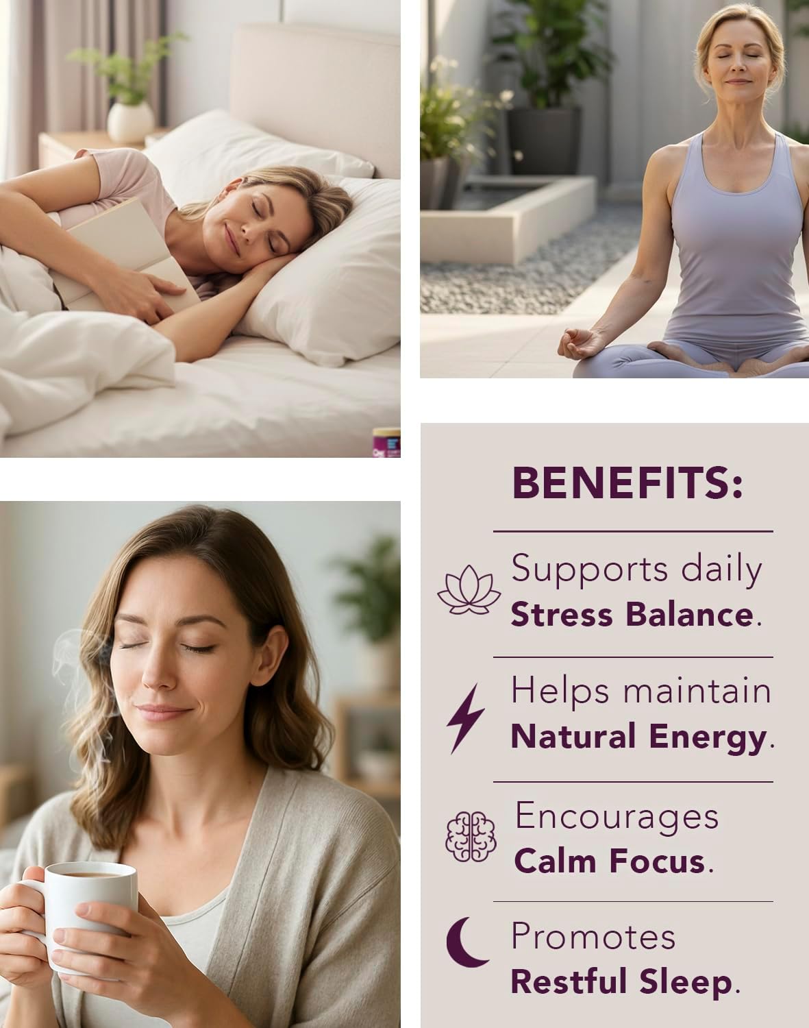 Cortisol Manager – Adrenal Support Supplement for Women & Men – Natural Stress Relief, Calm & Sleep Support – Cortisol Reducer with Ashwagandha, Magnesium, L-Theanine & Rhodiola – 90 Vegan Capsules - Image 3